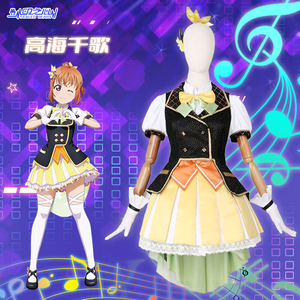 印之心cos服lovelive水团aqours千歌松浦黑泽cosplay女装新款全套