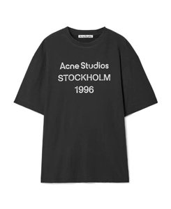 Acne Studios 水洗做旧1996徽标字母印花休闲宽松圆领T恤女短袖男