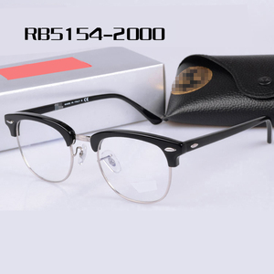 全框配近视华仔范爷同款眼镜框RB5154男女眼镜架金属板材复古眼镜