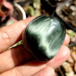 38g和田玉原石独特碧玉猫眼儿珠宝级原料原石吊坠手把玩料收藏品