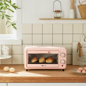 bear/小熊 dkx-d11b1家用多功能电烤箱11l烘焙蛋糕机械式烘烤机