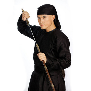 淘宝 黑色杀手夜行衣男套装楚乔传同款古代刺客忍者强盗蒙面服装阂侣