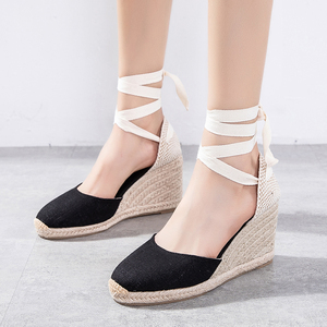 亚麻凉鞋