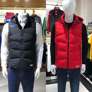 t比华利保罗秋冬款连帽白鸭绒羽绒背心马甲外套906382306专柜3590