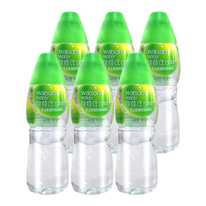 屈臣氏(watsons)饮用水蒸馏水400ml*6瓶 多省包邮