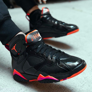 air jordan 7 aj7 gs 漆皮万圣节 猛龙紫红篮球鞋313358-006