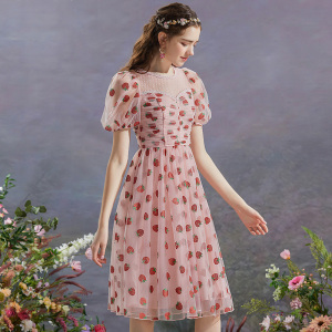 花儿开了夏季连衣裙