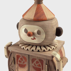 小机灵鬼-木柜- diga-手工 定制 实木 拼接 艺术 玩具 摆件