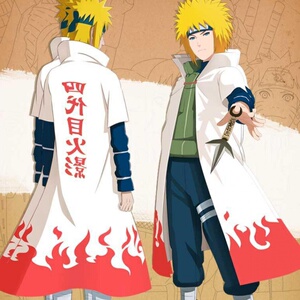 小乔家火影衣服 四代目波风水门cos服忍者动漫周边披风cosplay服