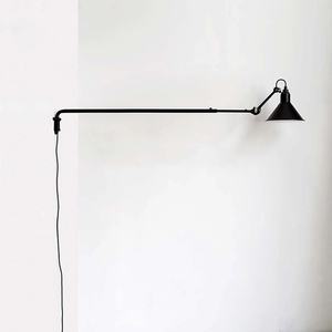 长杆壁灯可调节现代简约铁艺黑色客厅书房卧室床头壁灯