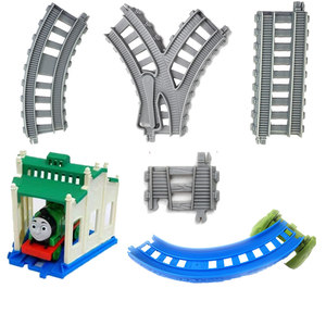 轨道托马斯小火车大师轨道配件益智玩具直轨弯轨分岔轨通用扩展