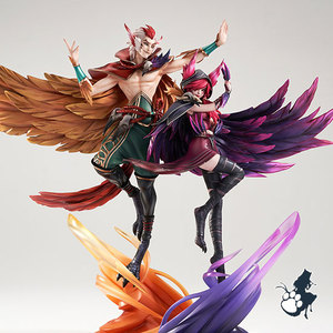 预定 hobbymax 英雄联盟 lol 霞 洛 幻翎 逆羽 手办