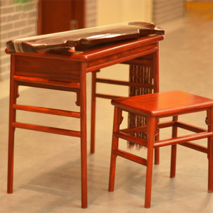 古琴桌宋徽宗听琴图专业演奏级花梨木红木练习桌古典手工实木