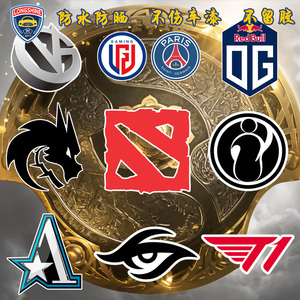 后挡风玻璃车贴 ts雪碧lgd战队周边 ti10邀请赛 dota2油箱盖贴纸
