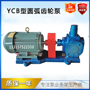圆弧齿轮泵ycb型齿轮泵 稠油泵铸铁船用增压泵低噪音润滑油输送泵