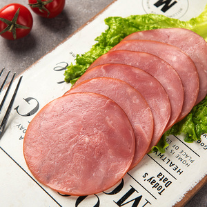 荷美尔圆火腿切片1kg 三明治汉堡熟食美式火腿肉片健士牛肉火腿片
