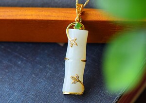 饰品 珠宝饰品 黄金颈饰 节节高吊坠黄金