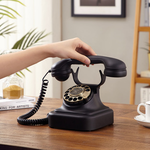 派拉蒙客厅仿古固定电话机家用时尚创意欧式复古老式办公室摆件