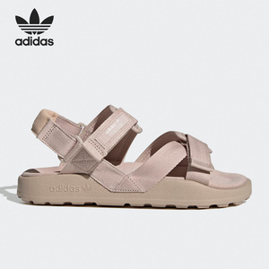 Adidas/阿迪达斯官方正品三叶草女子舒适运动休闲沙滩凉鞋HP6375