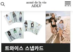 adlv 联名twice 小卡 签名照 明星周边 正品可随机可指定 拼邮
