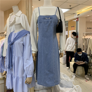 帛然boran牛仔裙