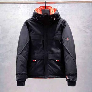 moncler/蒙口羽绒服男 大舌头连帽休闲滑雪服 修身保暖冲锋衣