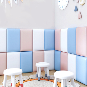 榻榻米软包墙面装饰墙裙护墙板儿童卧室立体防撞墙贴床头加厚定制