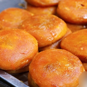 老徐家清真黄桂柿子饼陕西西安回民街特色美食采购新鲜发货