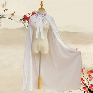 出租雪纺薄款古装披风汉服古风飘逸淡雅清新仙女斗篷林黛玉同款