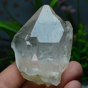 巴基斯坦/喜马拉雅天然白兔毛白水晶柱原石摆件 骨干高频水晶山