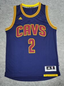 adidas正品欧文骑士海军蓝第二客场sw新r30球迷版球衣篮球服背心