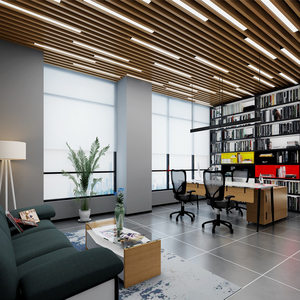 方通灯led长条吊灯长方形定制格栅工业风办公室铝方通吊顶专用灯