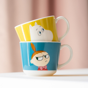 MOOMIN迷你马克杯日本进口可爱芬兰姆明陶瓷小杯子咖啡杯茶杯水杯
