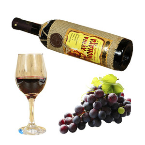 红葡萄酒 俄罗斯葡萄酒进口麻袋片红酒摩尔多瓦修道士半甜1瓶包邮