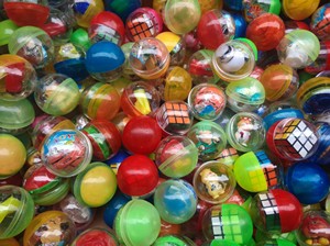 50MM新款混装扭蛋球2元弹力球机投币机玩具球儿童奇趣味蛋礼品球