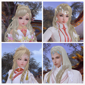 剑三 剑网3 电五 外观 金发 溶金卷波 蝶金 泡面金 陌上相思 考金