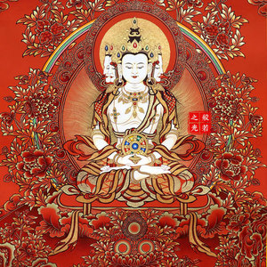 大日如来佛唐卡