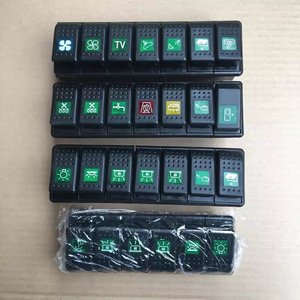 适用于金龙宇通公交车豪华大巴翘板开关加装改装