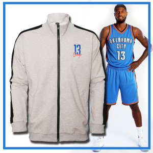 00伦纳德clip gang卫衣连帽衫快船队保罗乔治同款欧美式出场训练服