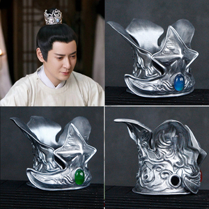 古装剧组武侠男高档大气头饰造型头冠男假发套束发冠汉服cos配饰