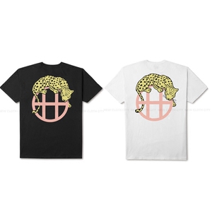 huf leopard tee 金豹 印花 圆领 男女情侣 短袖 t恤