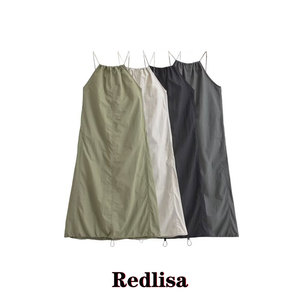 Redlisa 欧美风 新款 女装 法式性感吊带连衣裙WU11S7AN2000