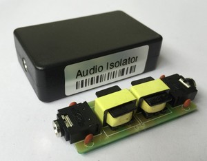 音频隔离器 AUX降噪器 音响抗干扰滤波器 消除共地电流声  音频线