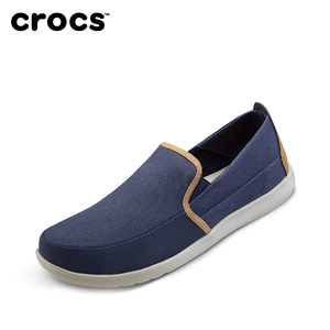 crocs帆布鞋男 卡骆驰圣克鲁兹透气春季休闲男潮流鞋子|204241