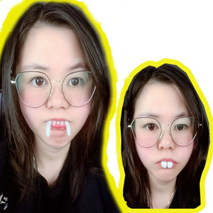 万圣节道具 整人玩具人物装扮多造型搞怪搞笑假牙套 龅牙兔牙道具