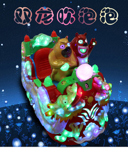2018新款投币商用摇摆机吹泡泡双凤/摇摇车/儿童电动玩具厂家直销