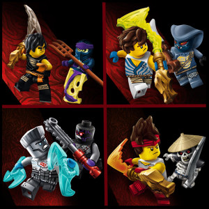 兼容乐高幻影忍者系列人仔新机器人偶15季凯拼装积木男孩玩具幽灵