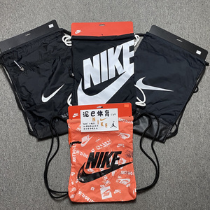 耐克/Nike 男女通用运动包休闲健身抽绳包双肩包收纳袋BZ9779-001