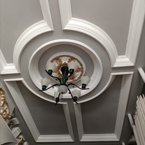 异型石膏线造型圆石膏圆弧圆盘欧式别墅吊顶圆形石膏线异型定制