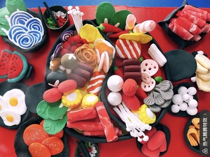 火锅食物超轻粘土diy创意粘土手工作业成品作品彩泥成品可定制